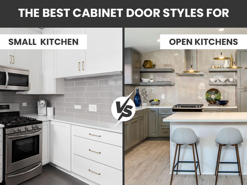 Best Cabinet Door Styles for Small & Open Kitchens