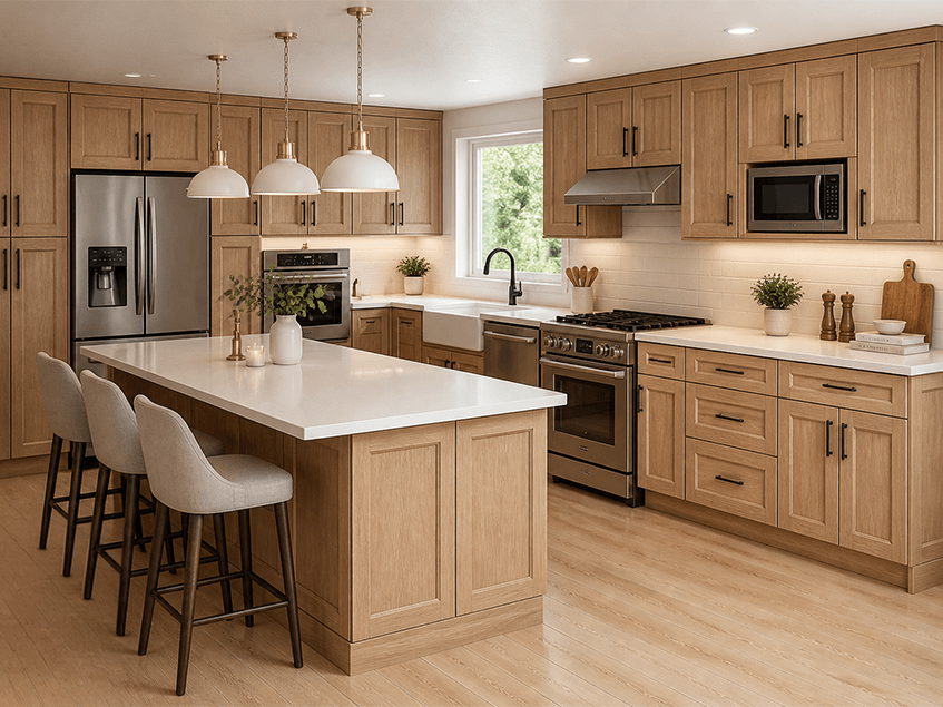 Wood cabinets care